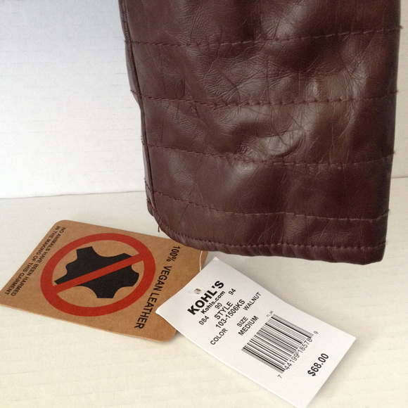 J-2 Hooded Faux-Leather Moto Jacket - M - Picture 5 of 7